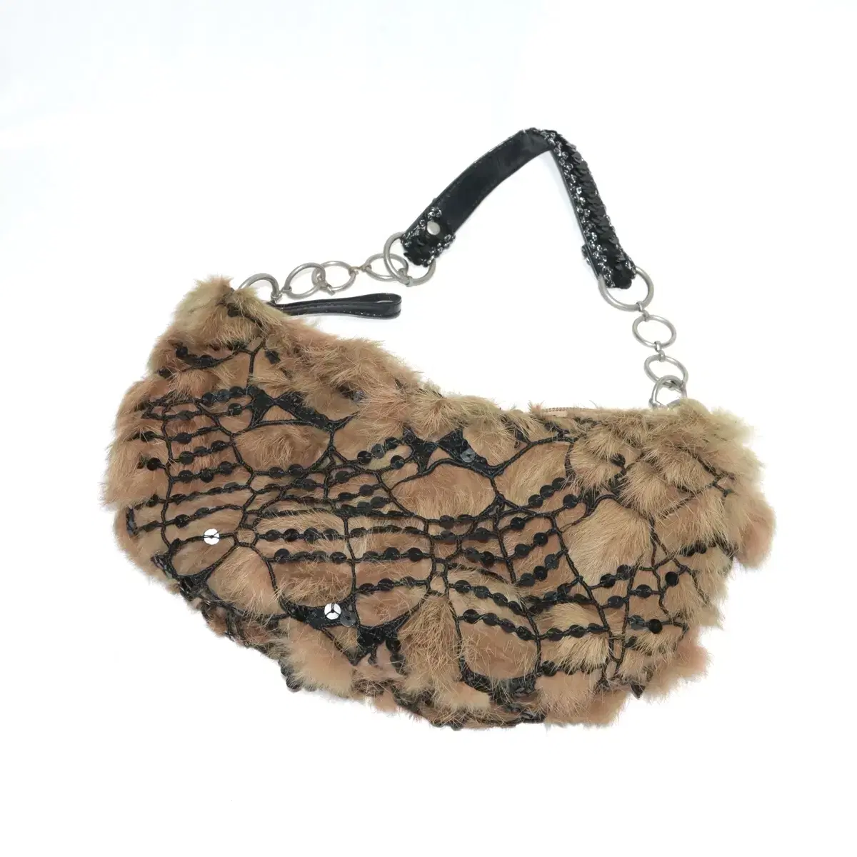 Fairy fur spangle bag